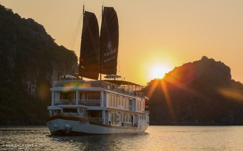 Heritage Line Violet Cruise - Halong Bay & Lan Ha Bay Ha Long Exterior foto